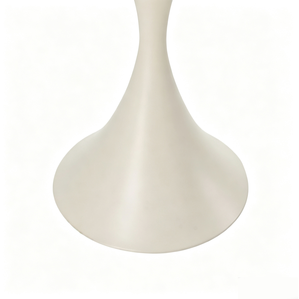 Living and Home Cream Round Slim Side Table Image 6