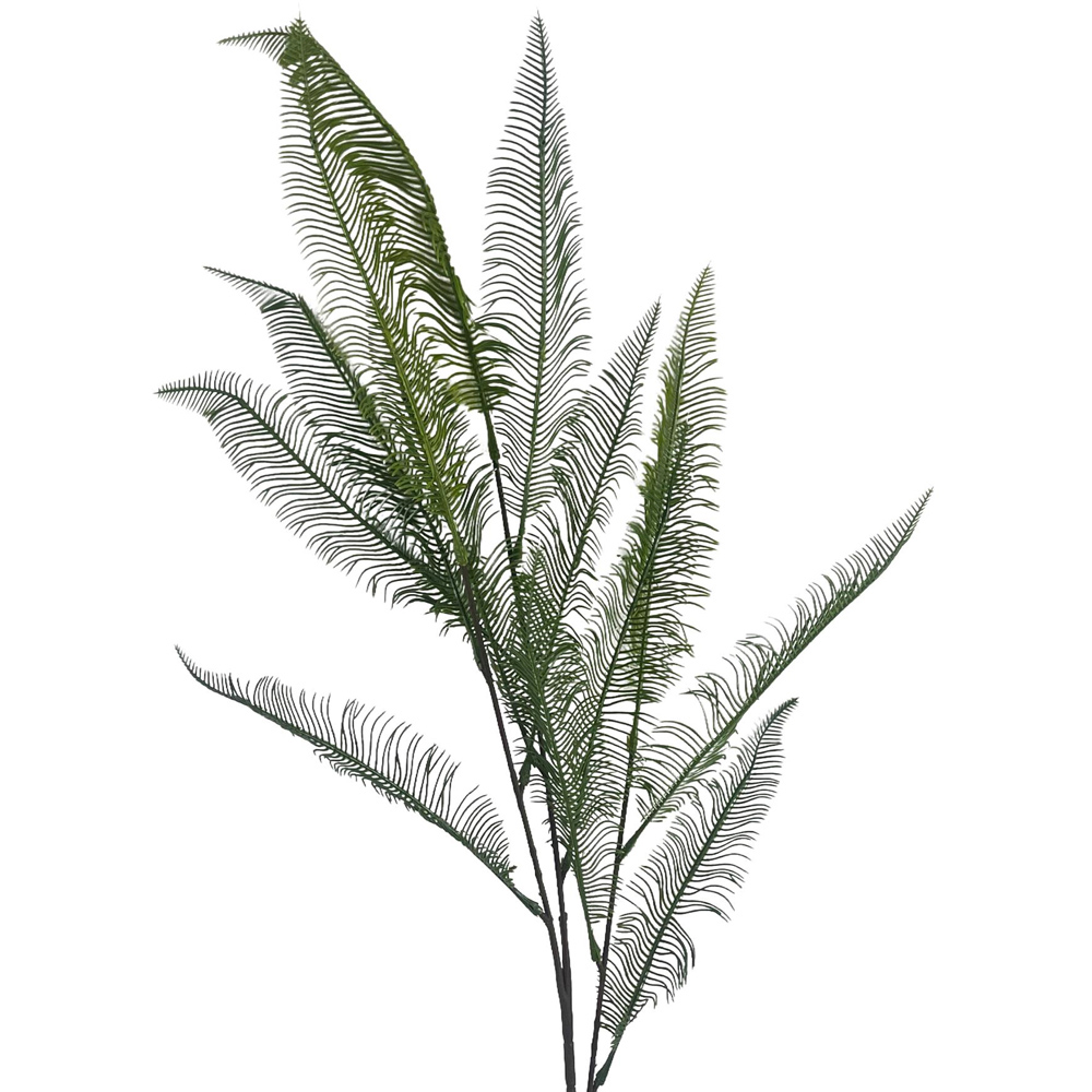 Leaf Green Fern Artificial Spray Stem 100cm 6 Pack Image 3