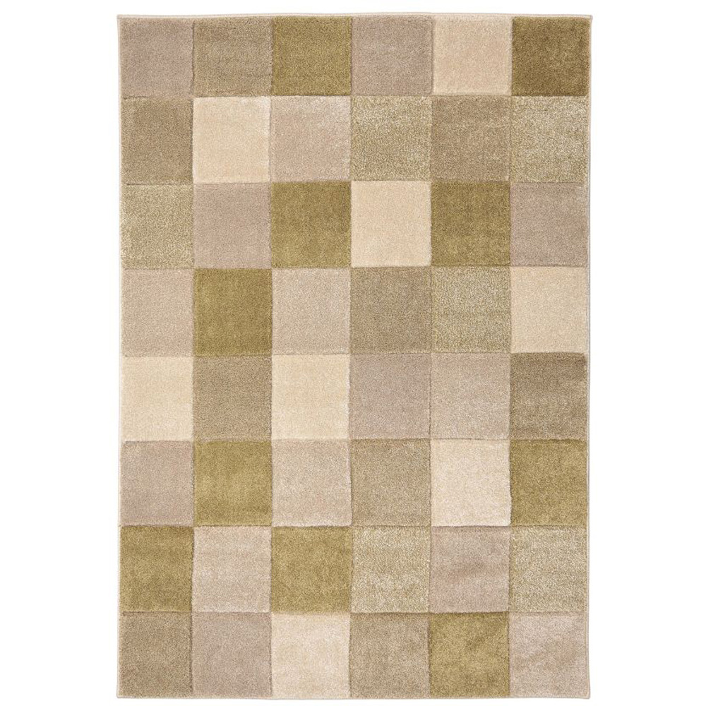 Homemaker Newport Green Blocks Rug 120 x 170cm Image 2