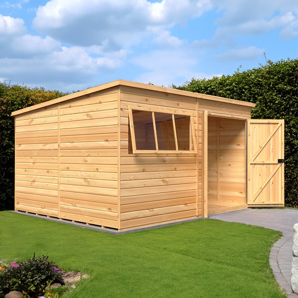 Shire 12 x 10ft Ranger Pent Shed Image 6