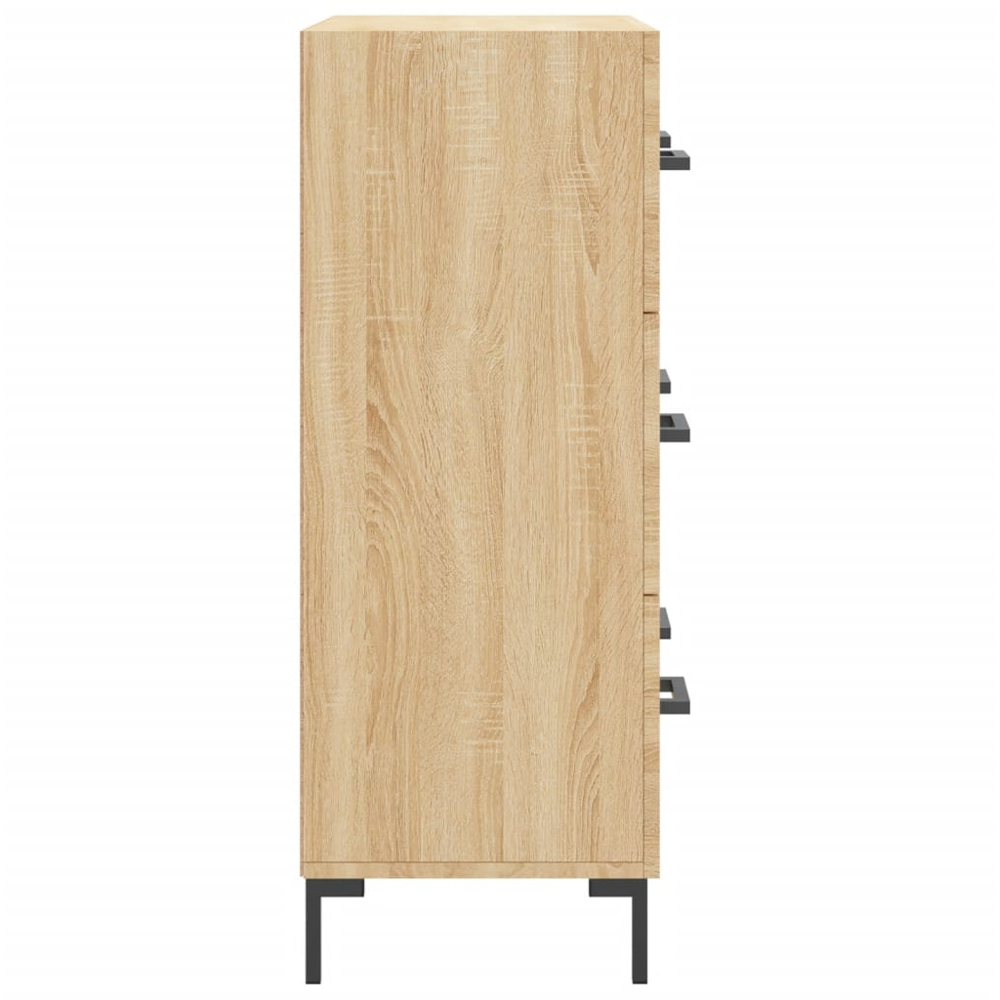 vidaXL 3 Drawer Sonoma Oak Highboard Image 7