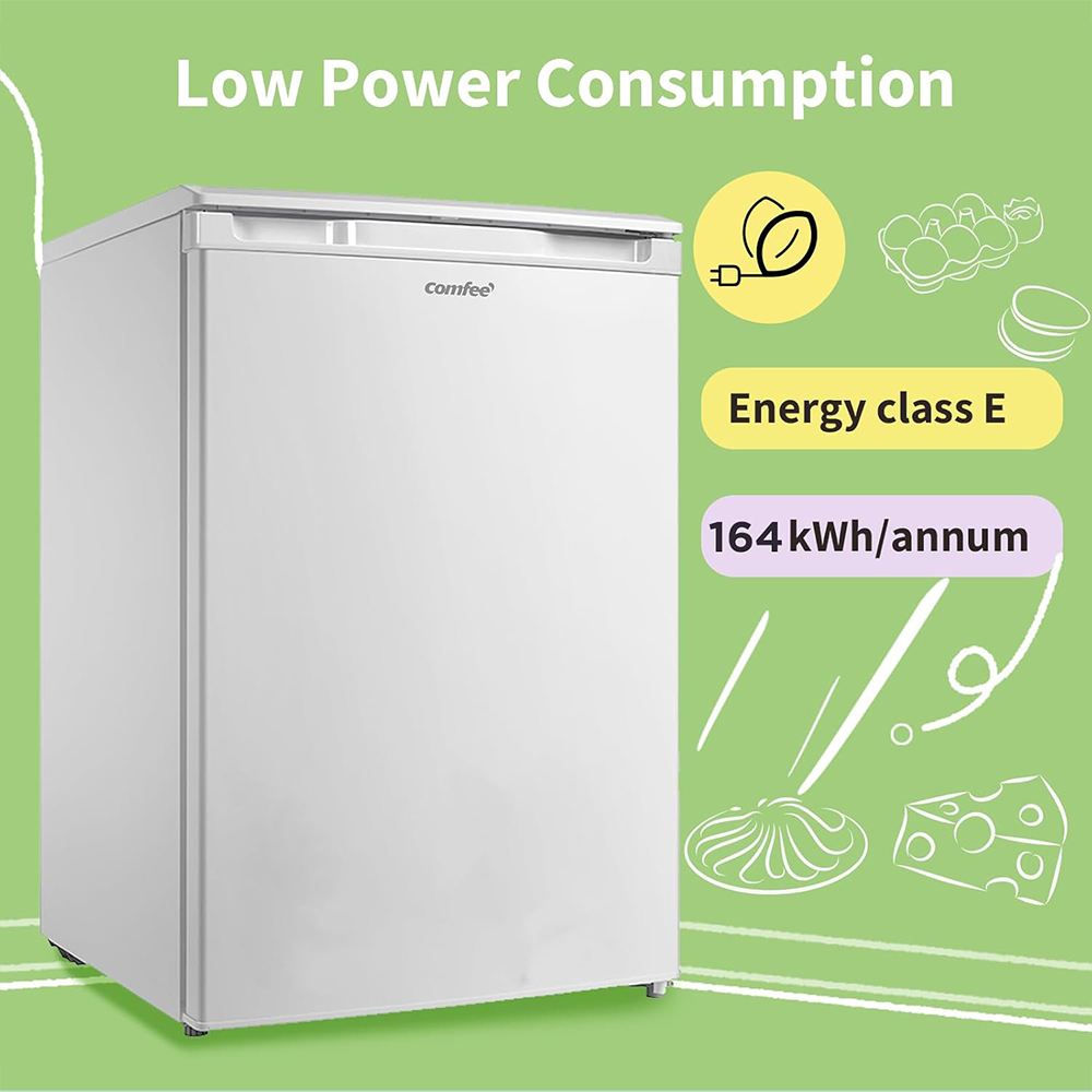 Comfee White 87L Under Counter Fridge Freezer Image 2