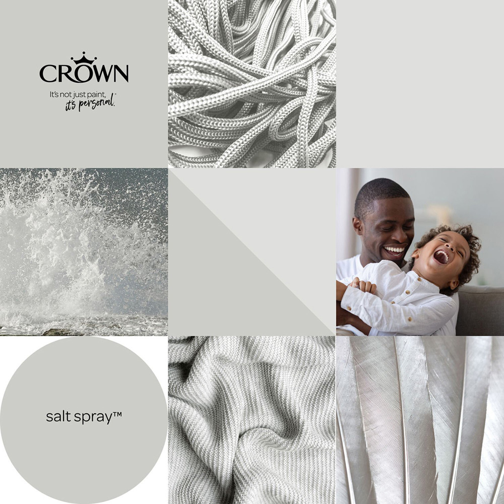 Crown Matt Emulsion Paint 5L - Salt Spray Image 6