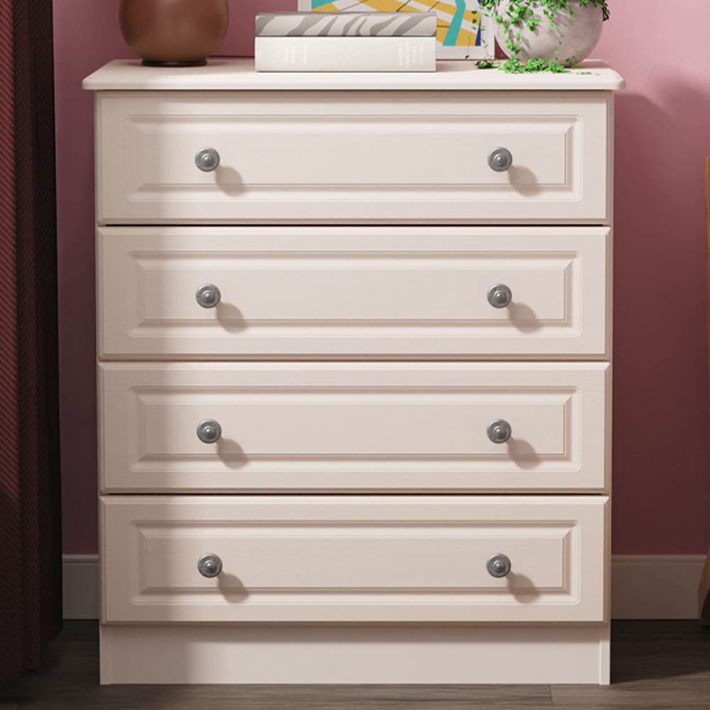 Crowndale Pembroke 4 Drawer Kashmir Ash Chest of Drawers Ready Assembled Image 1