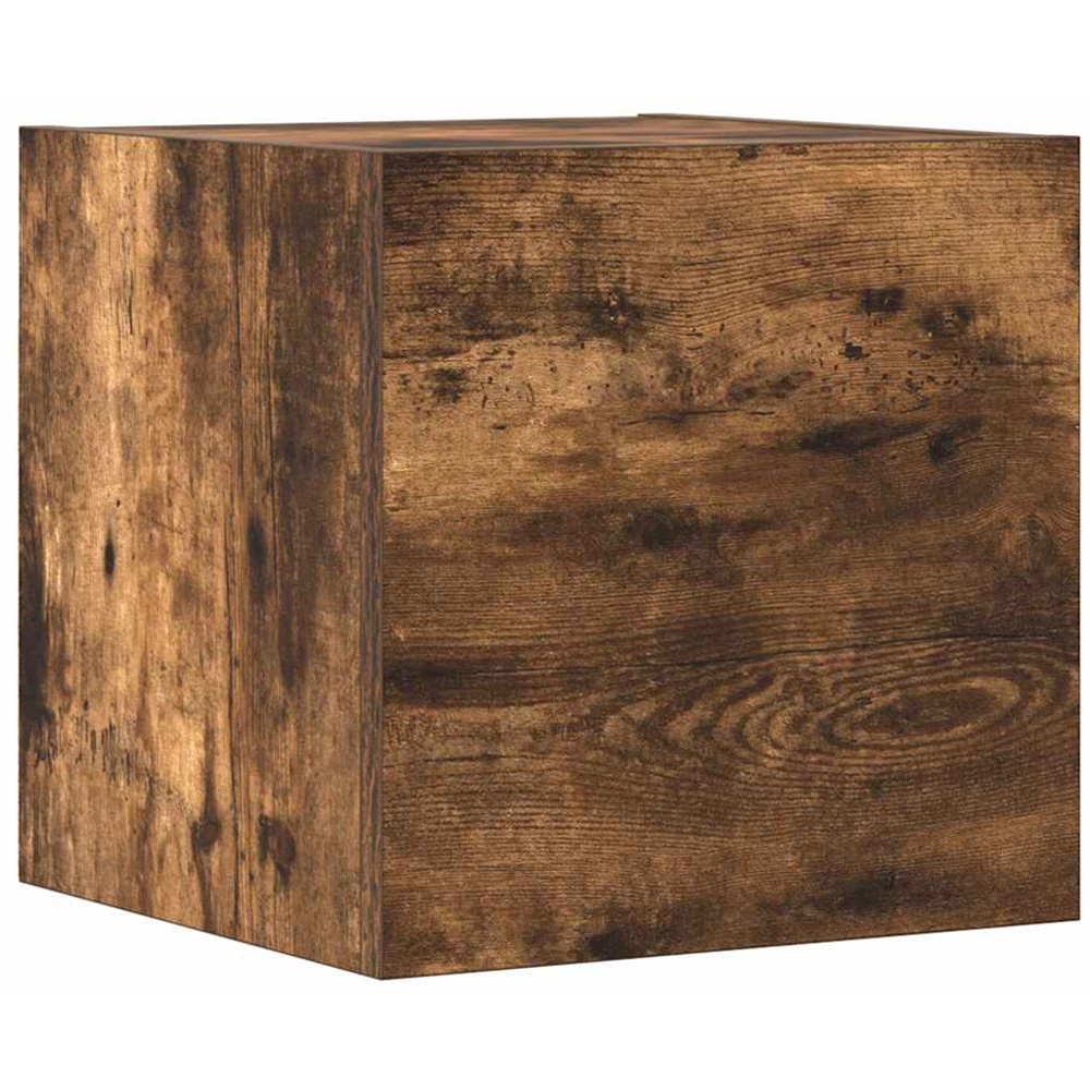vidaXL 7 Door Smoked Oak Wall Mounted TV Cabinet 4 Piece Image 7