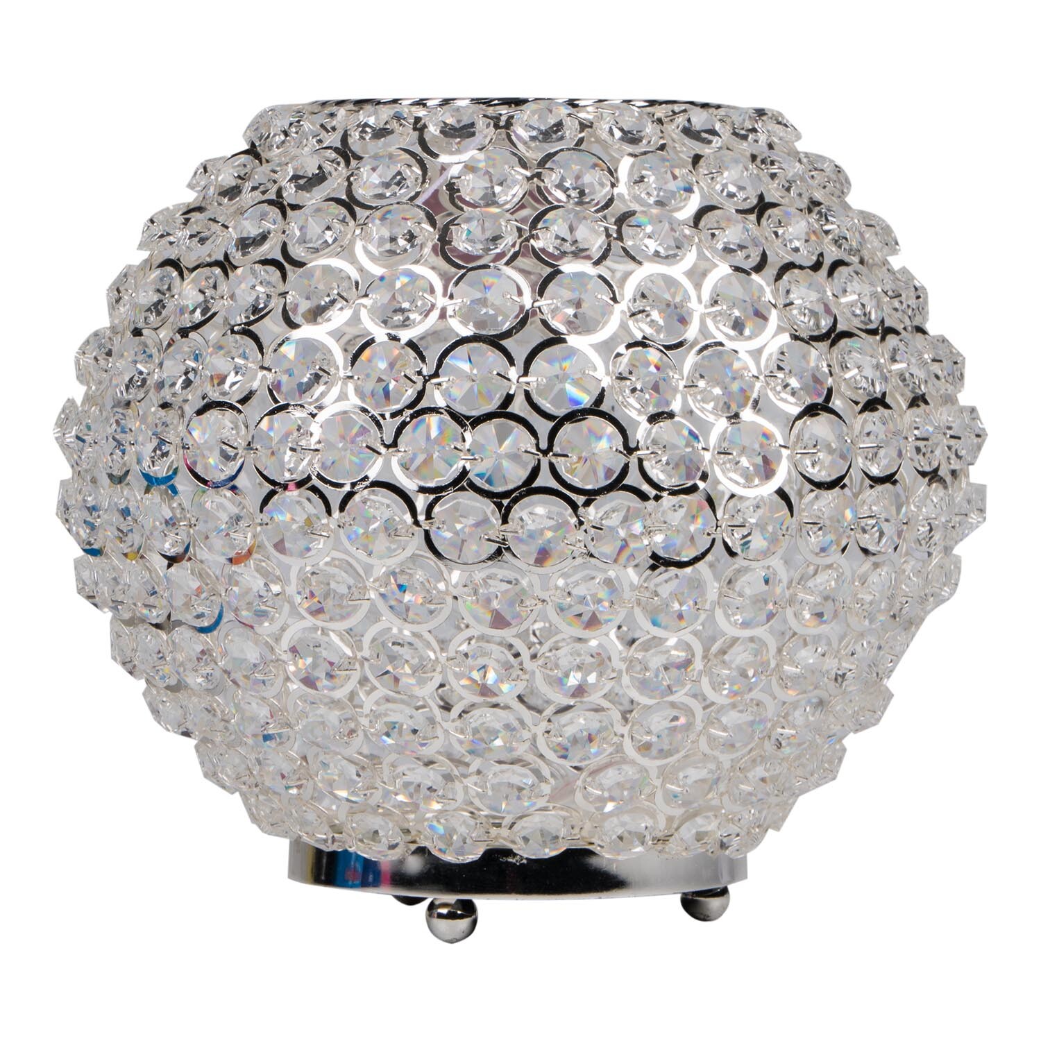 Silver Crystal Globe Image