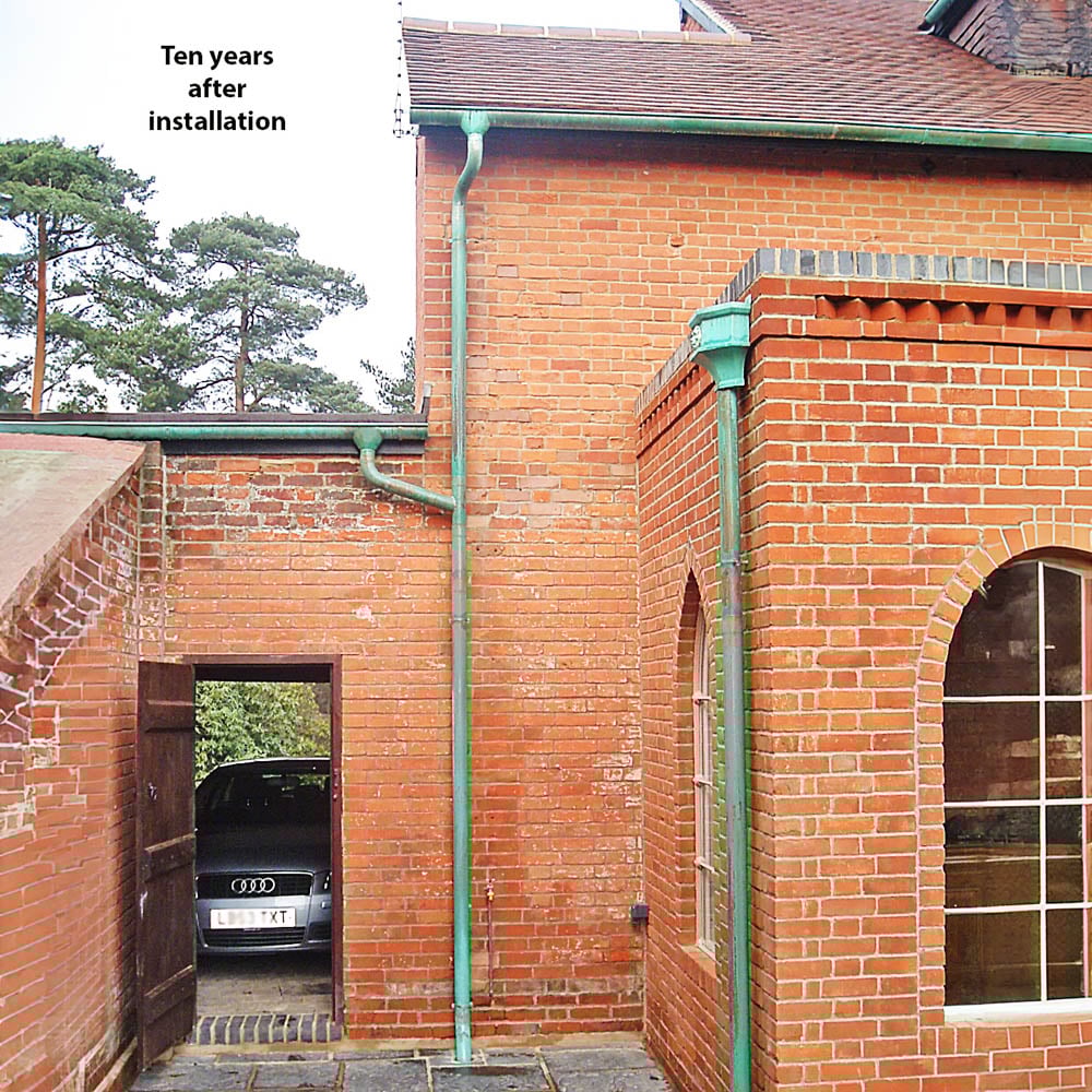 Metal Gutta Copper Downpipe Image 7