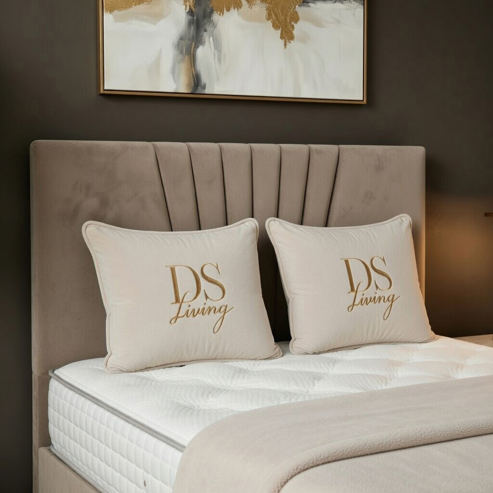 DS Living Vesper King Size Mink Ottoman Bed Image 3