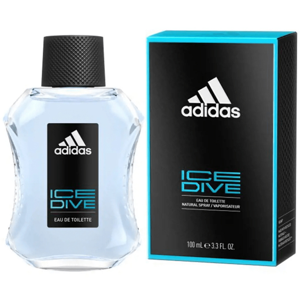 Adidas Ice Dive Men Aftershave Eau De Toilette Spray 100ml Image 2