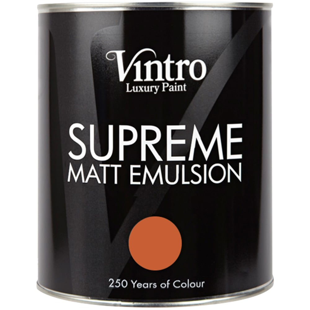 Vintro Paint Thor's Rust Matt Emulsion Interior Paint 1L Image 2