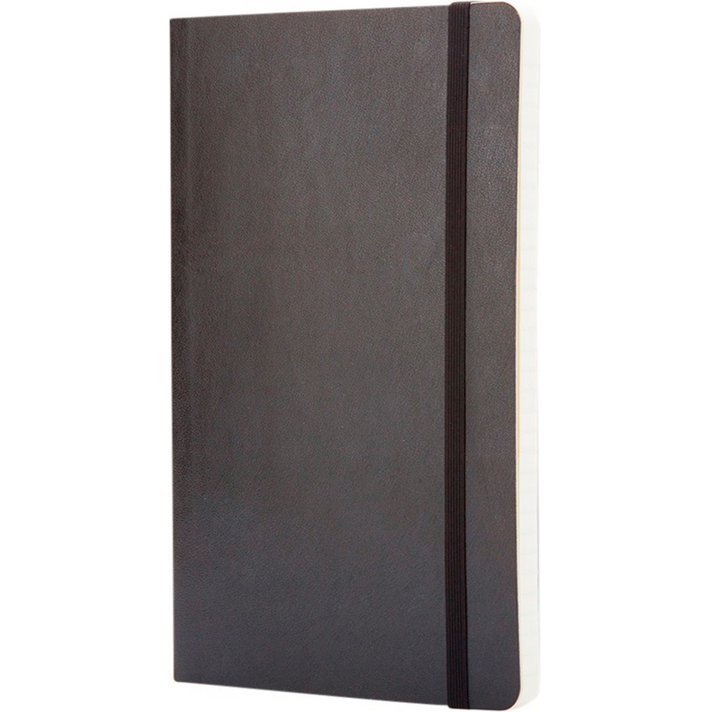 Moleskine Classic Solid Black Ruled Soft Cover Notebook Image 1