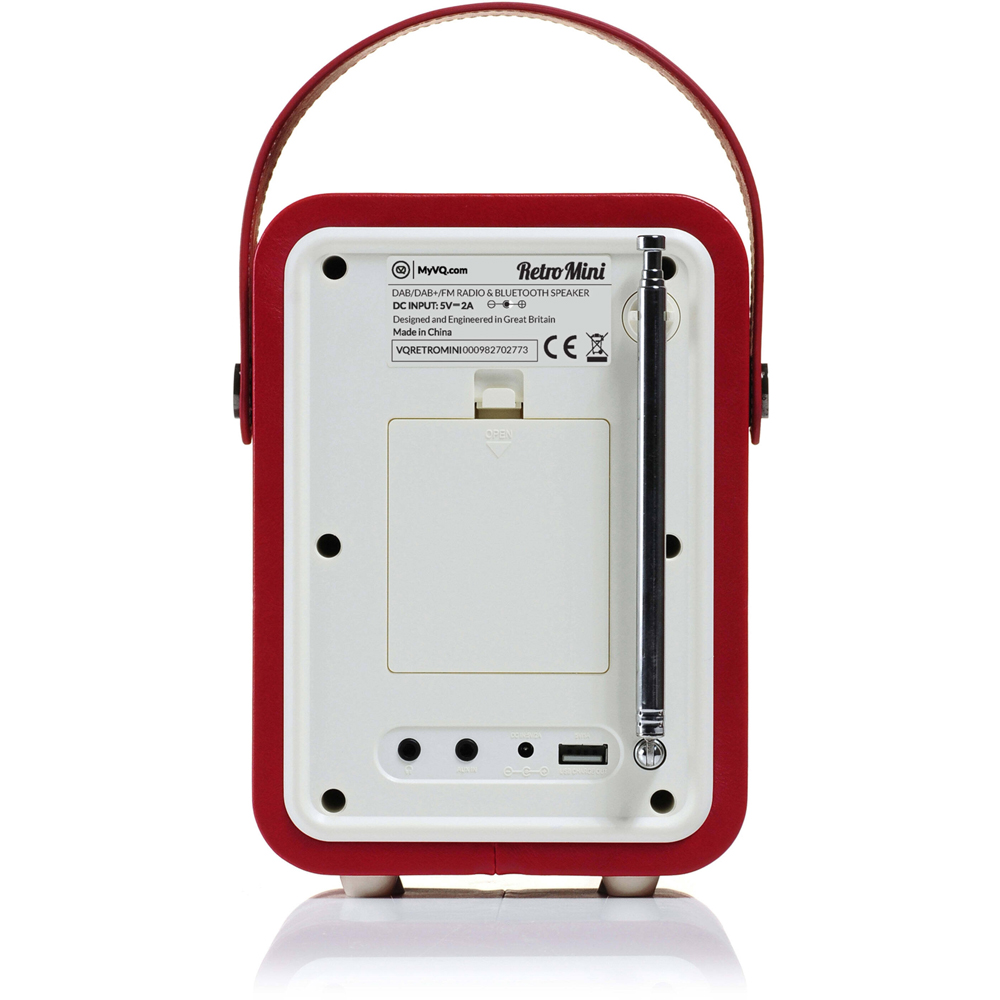 VQ Retro Mini Red DAB Digital Radio Image 5