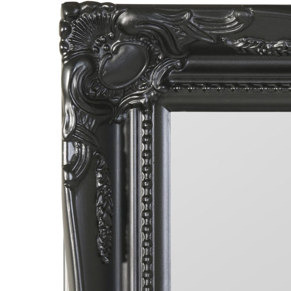 MirrorOutlet Fraser Black Beaded Wall Mirror 102 x 72cm Image 6