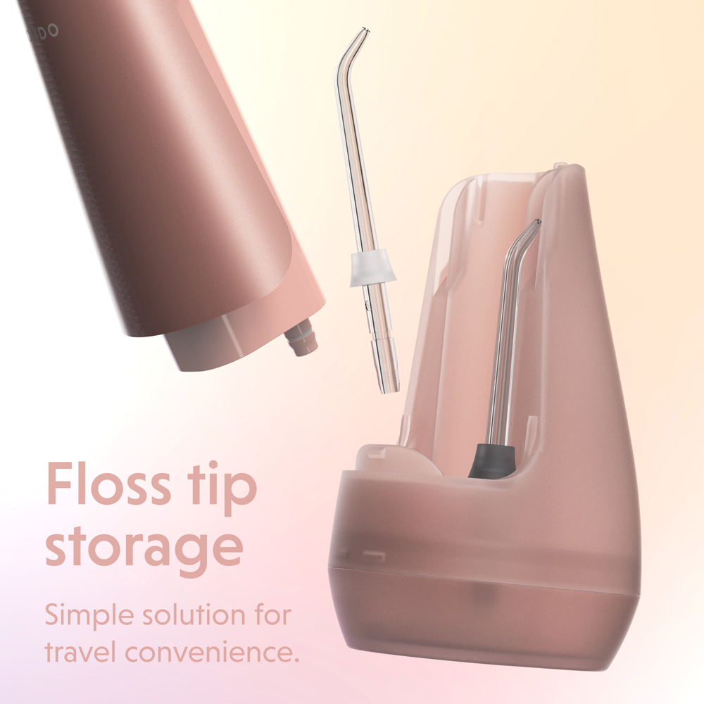 Ordo Sonic+ Rose Gold Electric Toothbrush and Hydro Sonic Water Flosser Image 9