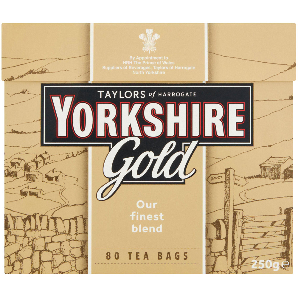 Taylors of Harrogate Yorkshire Gold 80 Tea Bags 250g Image