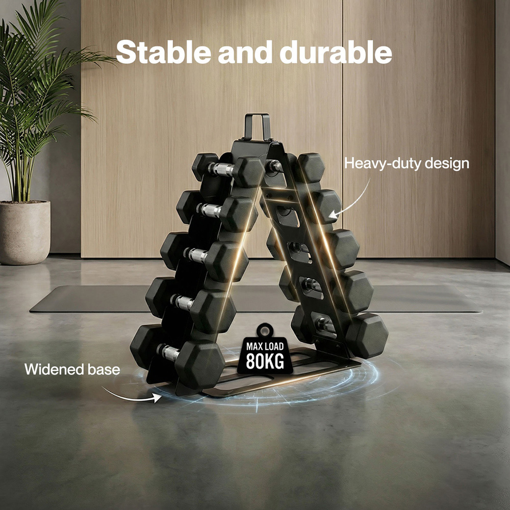 Spector Centra Steel A-Frame Dumbbell Rack Image 5