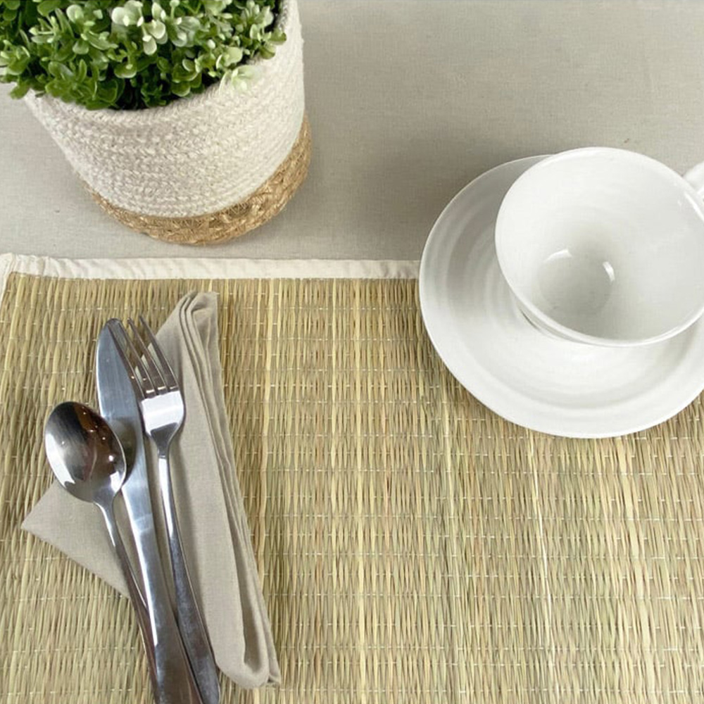 Spey Cream Drygrass Table Runner Set of 2 Image 2