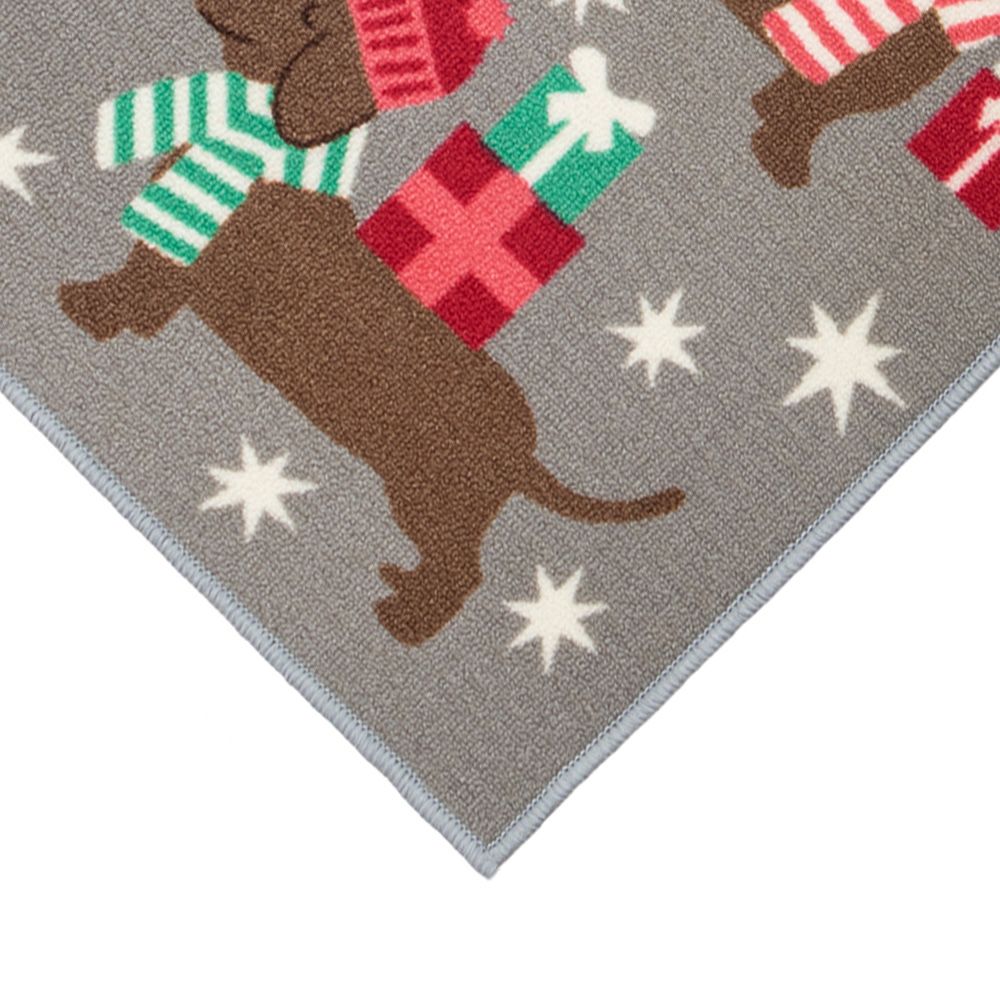 JVL Premium Christmas Doggy Gifts Nylon Pile Washable Runner 50 x 150cm Image 3