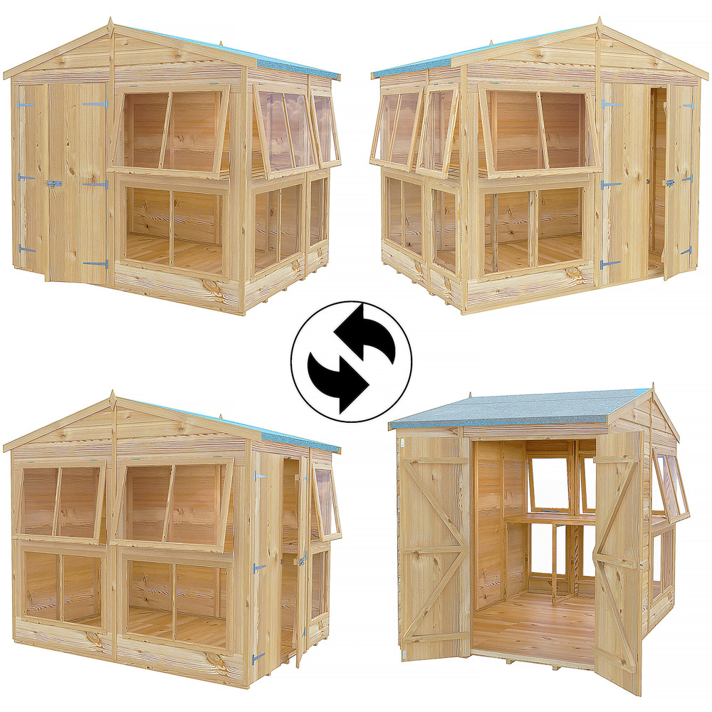 Shire 8 x 6ft Sun Hut Image 5