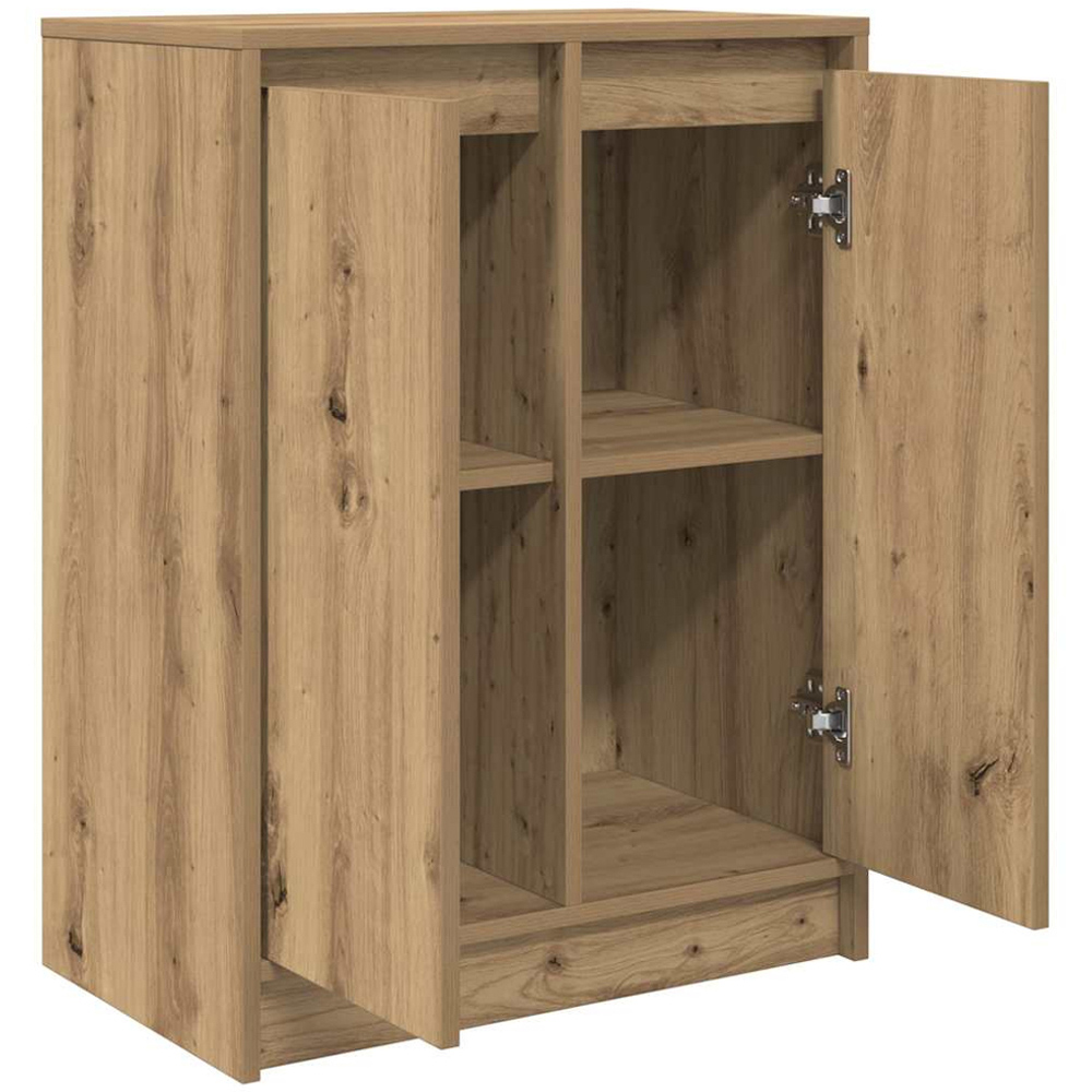 vidaXL 2 Door Artisan Oak Sideboard Image 5