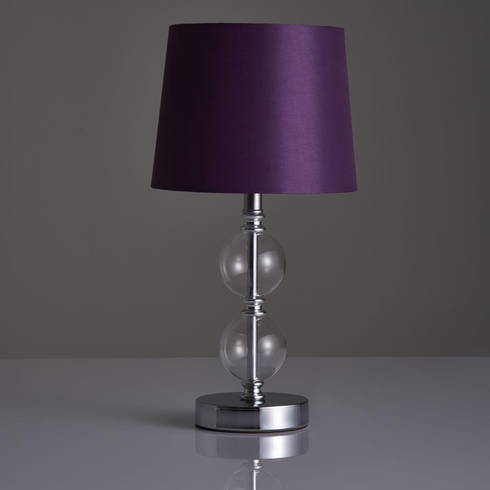 Wilko Atole Lamp Purple Image 1