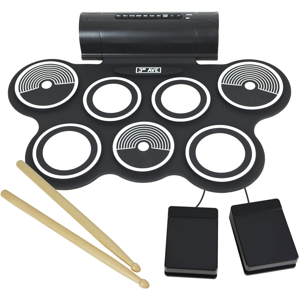 3rd Avenue Electronic Roll Up Drum Kit Image 1