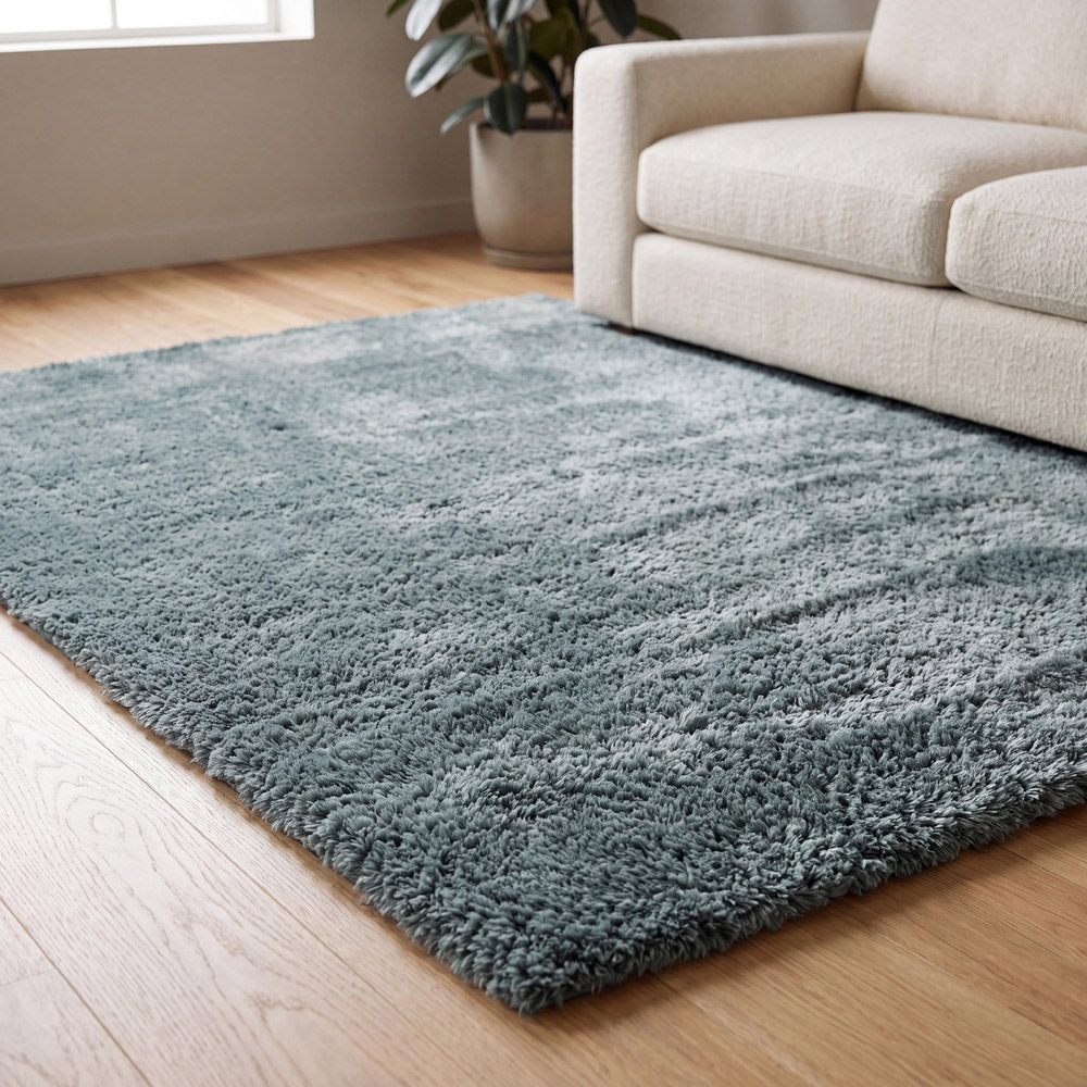 Arthouse Teal Snuggle Soft Touch Rug 160 x 230cm Image 1