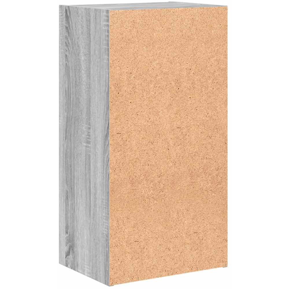 vidaXL 2 Shelf Grey Sonoma Small Bookcase Image 7