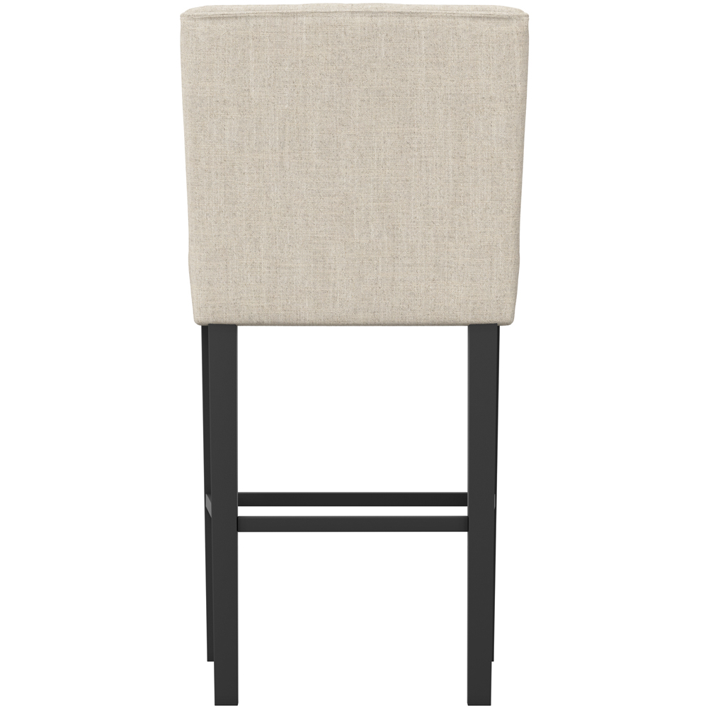 LPD Home Shay Stone Linen Winged Back Counter Stool Image 5