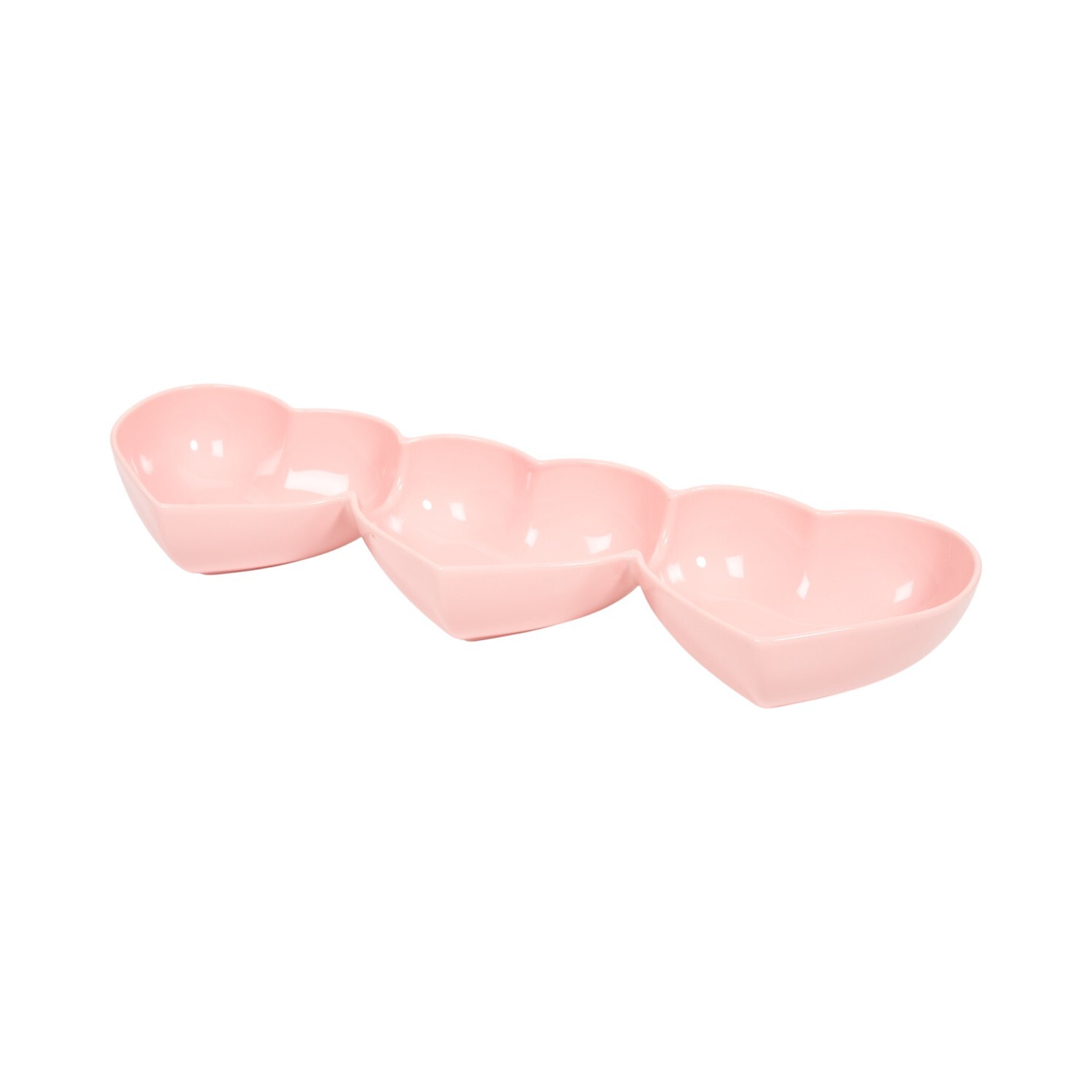 Hearts Serving Bowl Pink Image 4