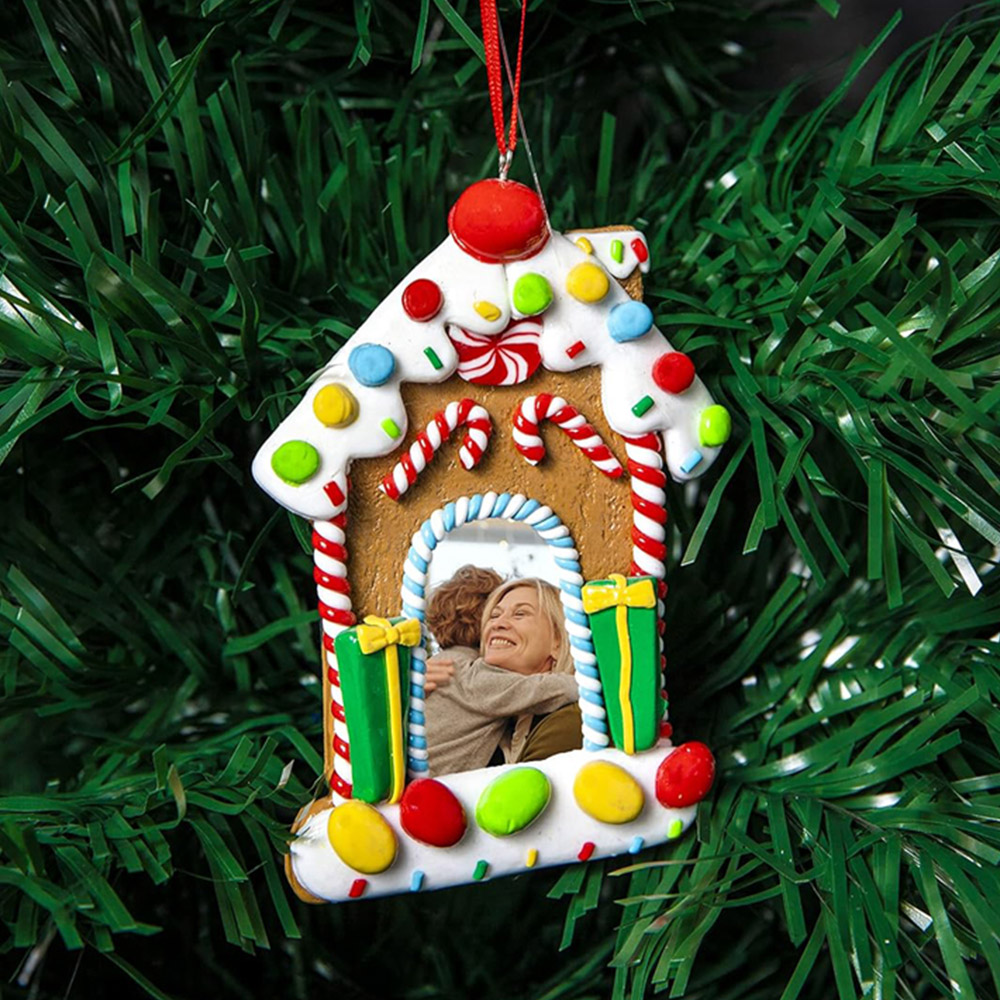 Shatchi 3 Piece Hanging Photo Frame Christmas Tree Decoration Set Image 3
