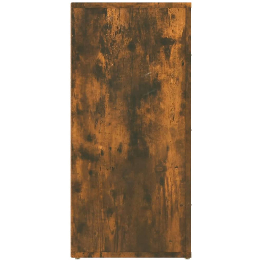 vidaXL 3 Drawer Smoked Oak Sideboard Image 5