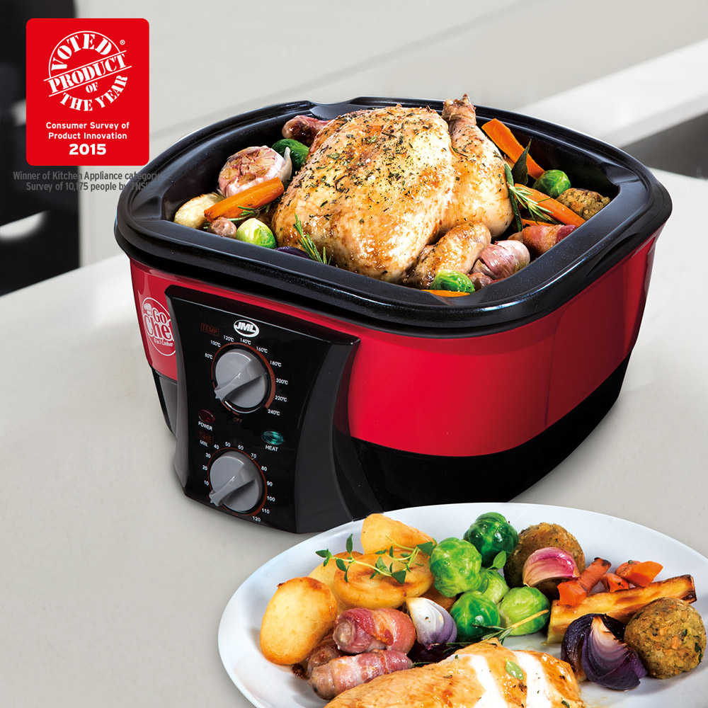 JML 8 in 1 Red and Black 5L Go Cooker 1500W Image 6