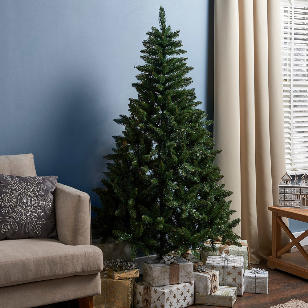 6ft Pre-Lit Nordic Spruce Image 5