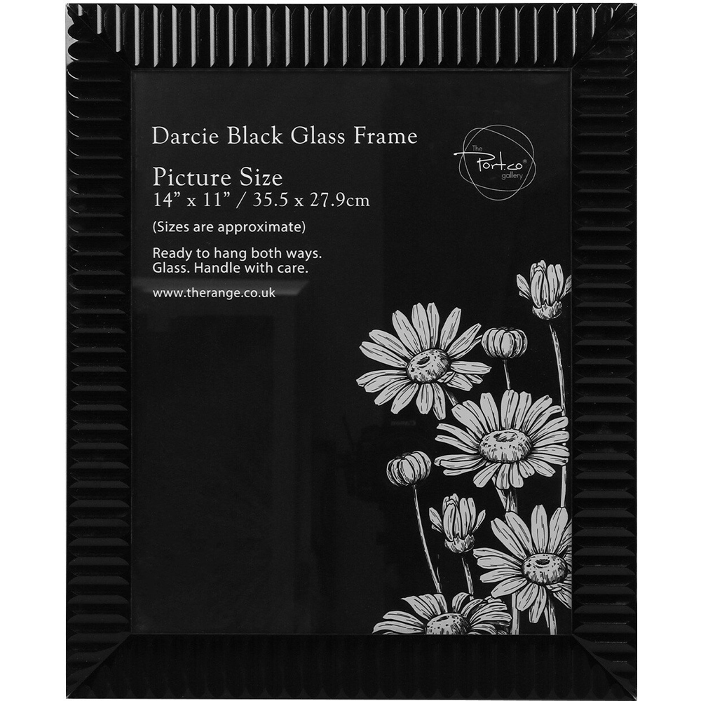 Darcie Glass Frame - Black / 14x11in Image