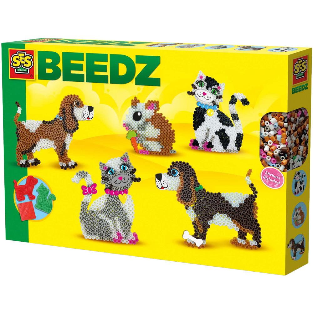 SES Creative Beedz Pets Iron On Beads Kit 2100 Piece Image 1