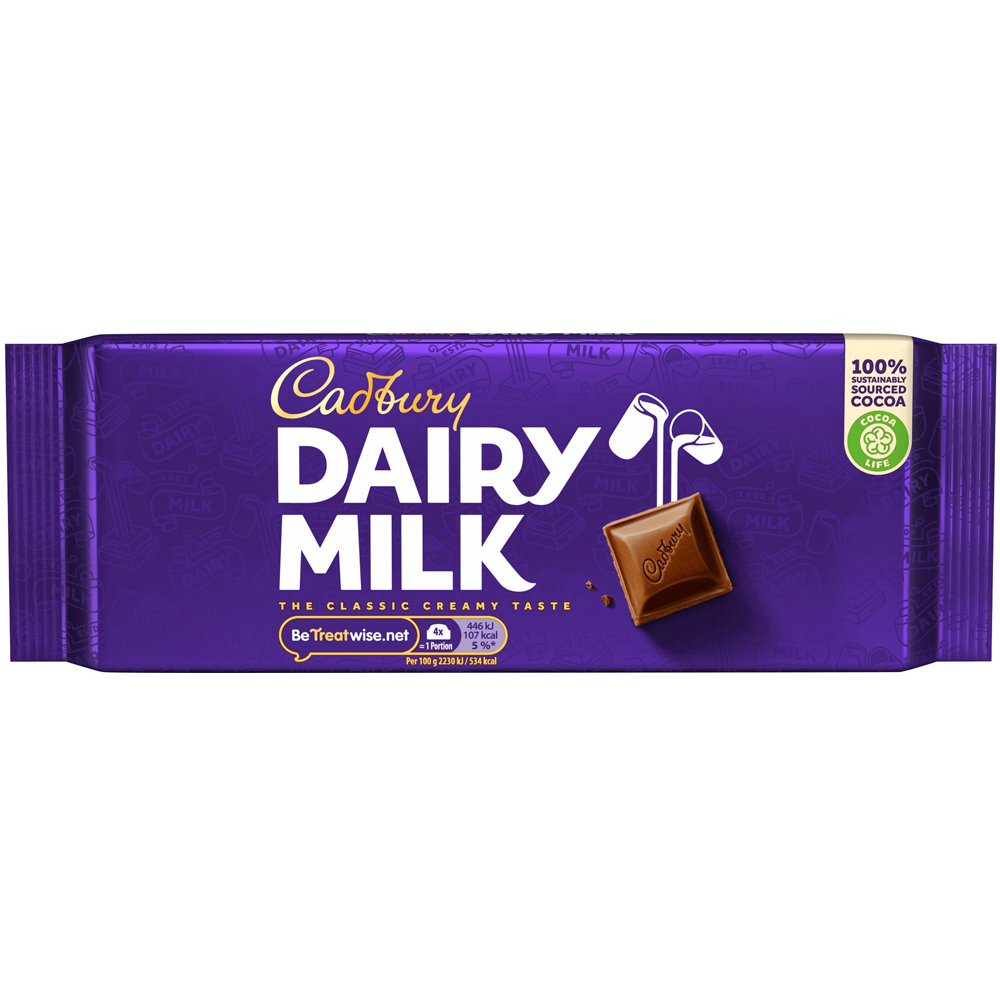 Cadbury Dairy Milk 180g Image