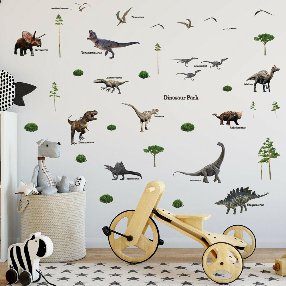 Walplus Dinosaur Park Kids Bedroom Wall Stickers Image 1
