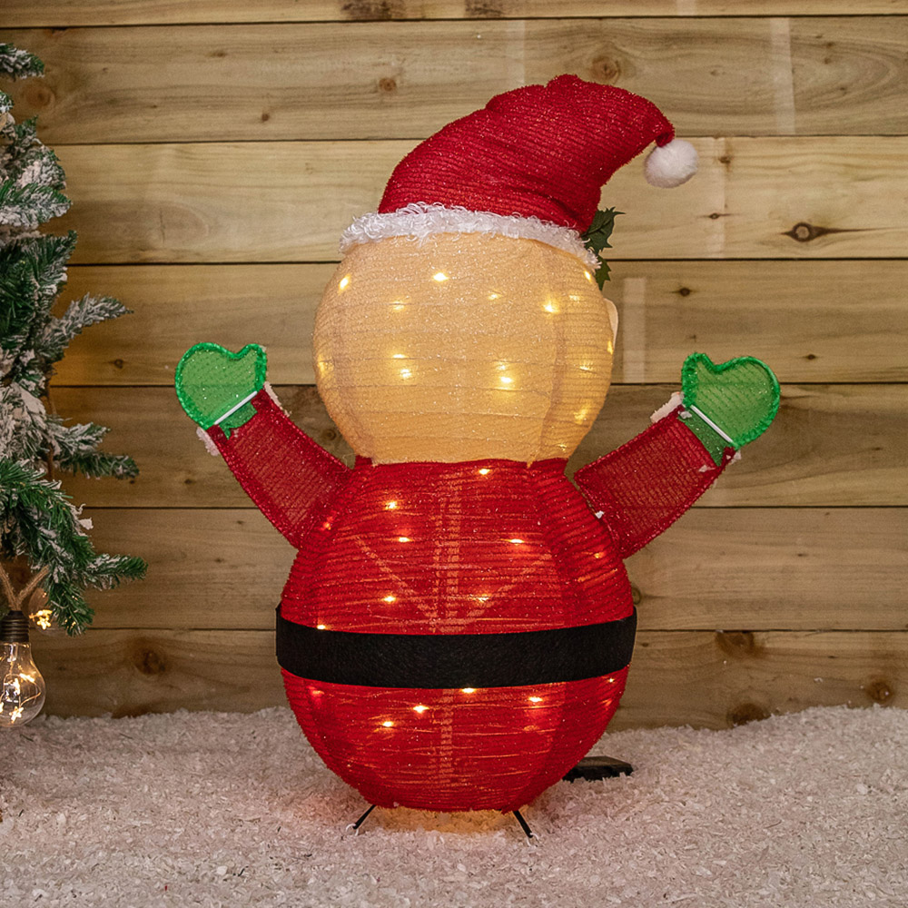 Samuel Alexander Collapsible Santa Figure LED Christmas Decoration 68cm Image 2