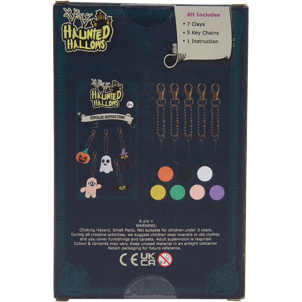 Make Your Own Halloween Clay Keychain Kit Image 4