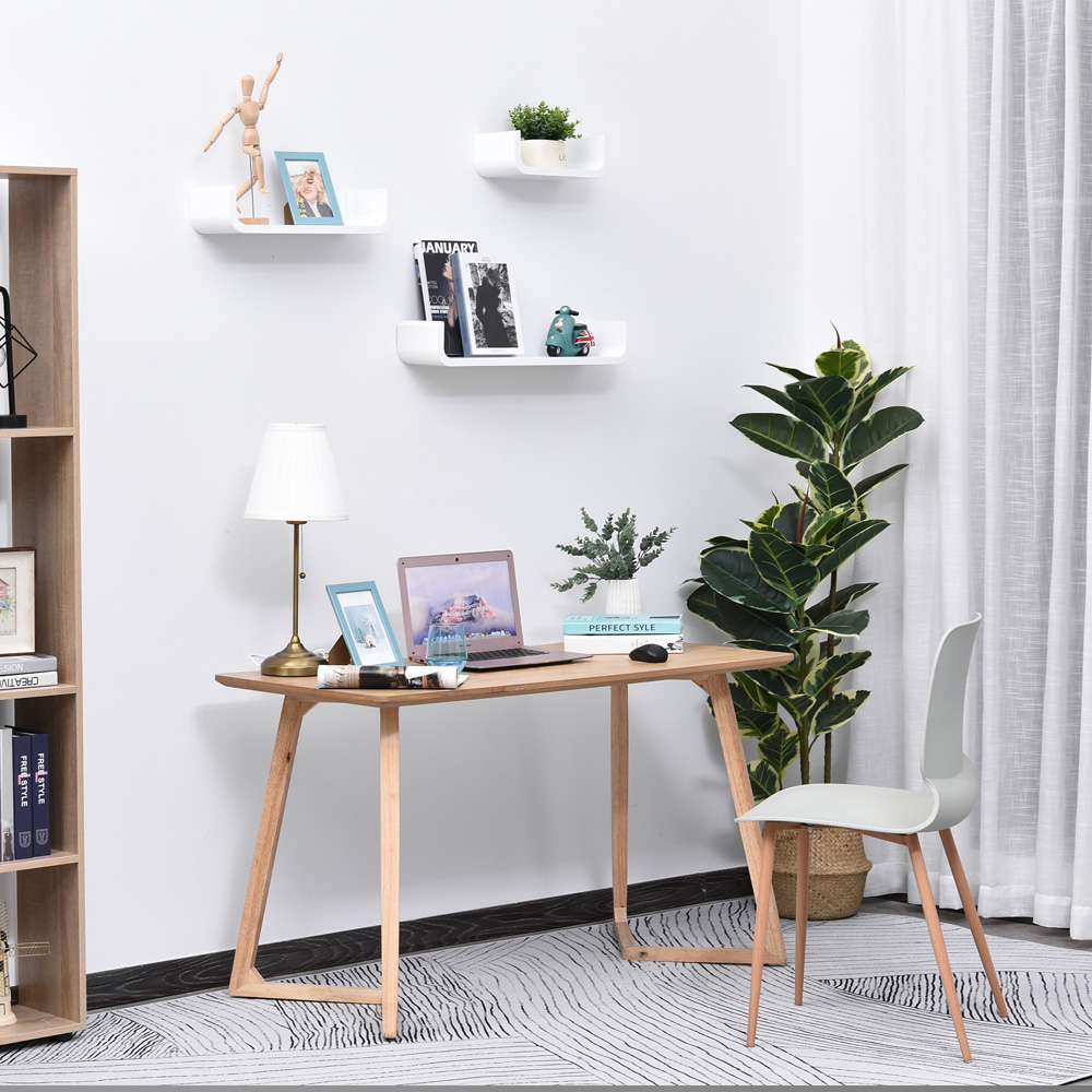 Portland Set of 3 White Floating Shelf Image 5