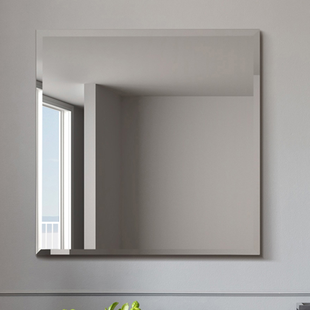 MirrorOutlet The Moderni Bevelled Wall Mirror 70 x 70cm Image 2