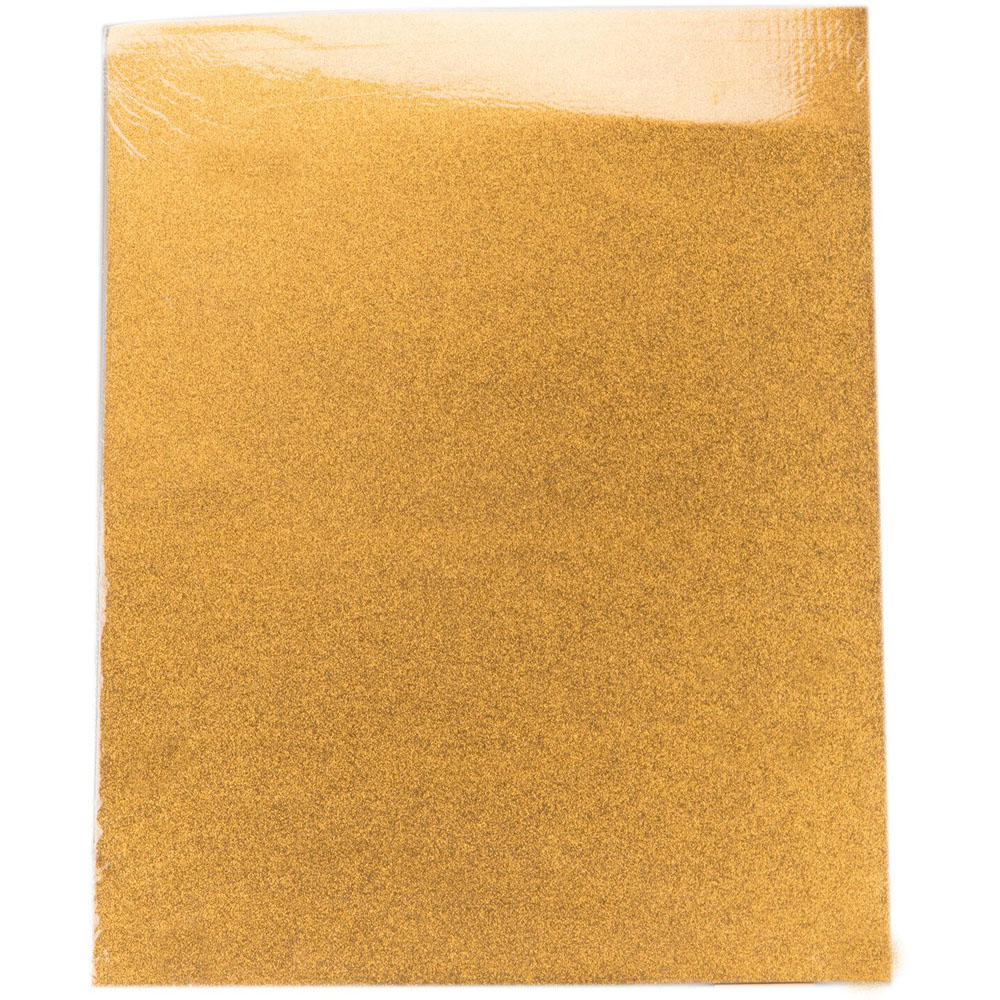 Crafty Club Glitter Card Large - Gold Image