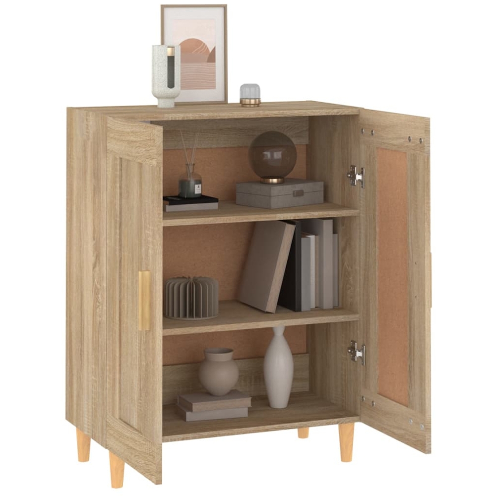 vidaXL 2 Door Sonoma Oak Sideboard Image 4