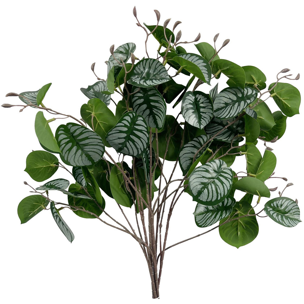 Leaf Zebra Foliage Artificial Spray Stem 70cm 6 Pack Image 2