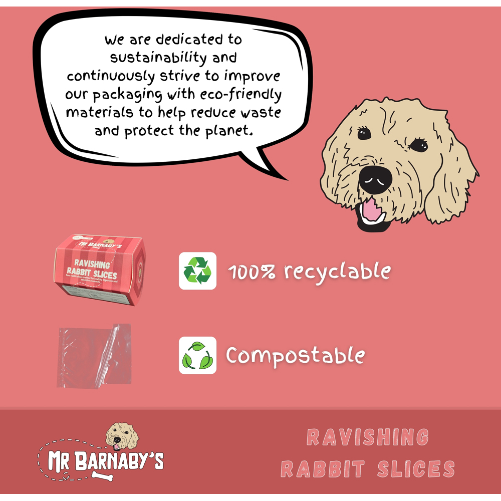 Mr Barnaby's Ravishing Rabbit Slices Dog Treats 4 Pack Image 7
