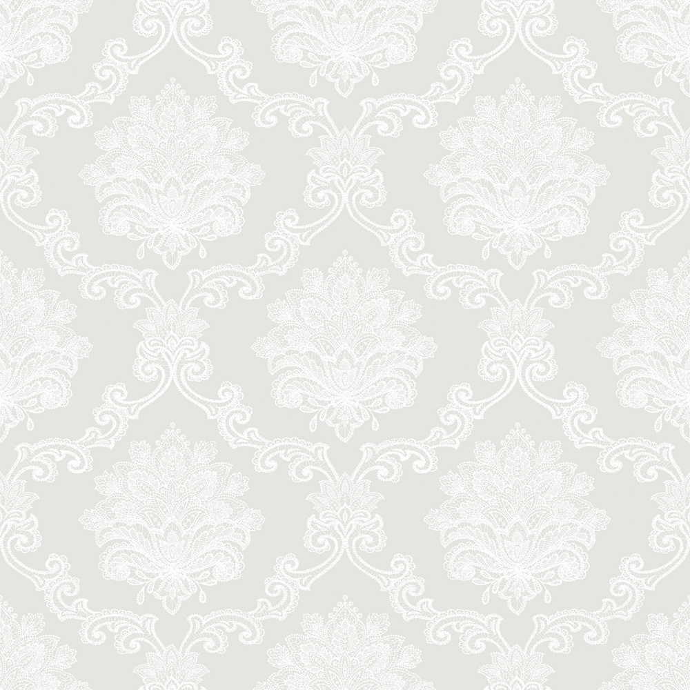 Galerie Nordic Elements Lace Effect Damask Cream Wallpaper Image 1