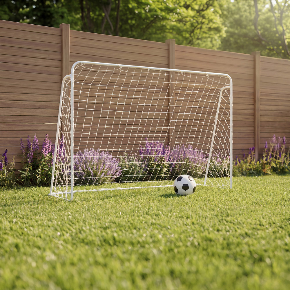 Charles Bentley Steel Frame Garden Football Goal 7 x 5ft Image 3