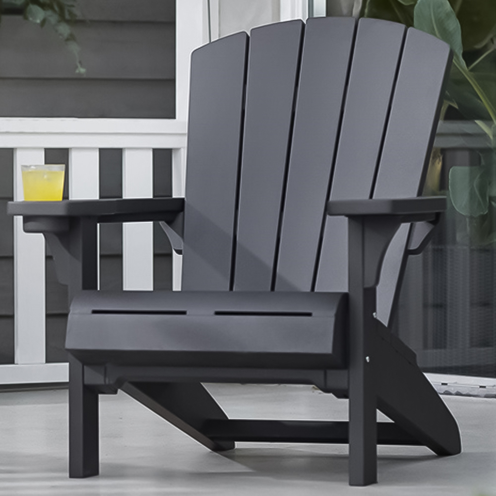 Keter Alpine Grey Adirondack Chair Image 1