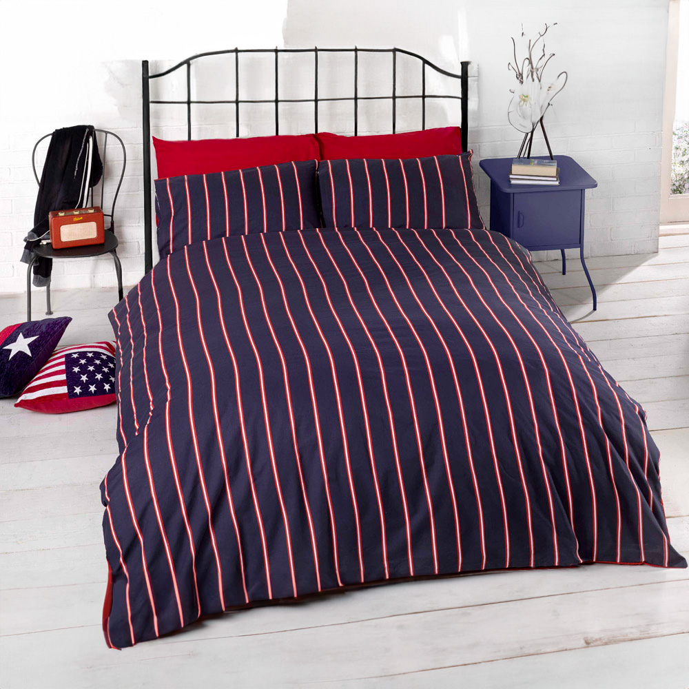 Rapport Home Don't Wake Me Up King Size Navy Duvet Cover Set Image 2